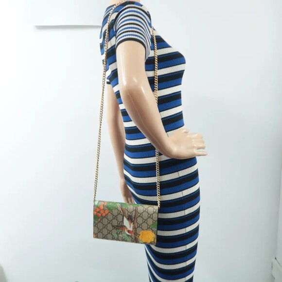 100% Authentic GUCCI Brown Canvas Shoulder Bag 633-11624 - Picture 12 of 12